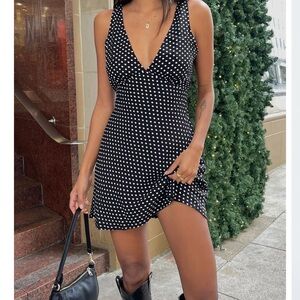 NWT nellie mini dress polka dot